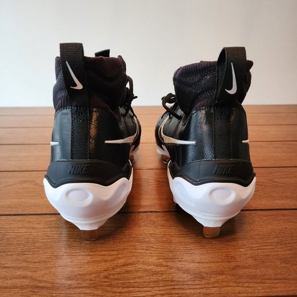 Nike Alpha Huarache NXT Black/White Baseball Cleats Men's Sz Various DJ6517-001 - Picture 6 of 7